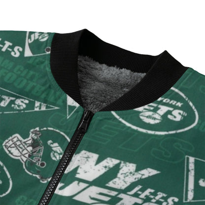 New York Jets  Fleece Bomber Jacket