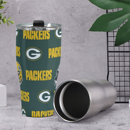 Green Bay Football Game Day Cone Tumbler 30oz