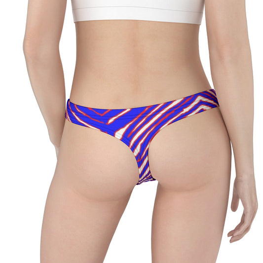 Buffalo Bills Zubaz Women's Thong Underwear