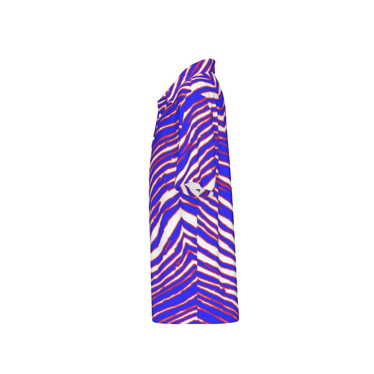 Buffalo Bills Zubaz Teenage Polo Collar Jersey |210GSM
