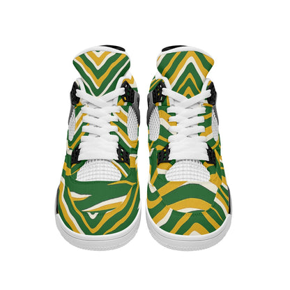 Green Bay Football Game Day All-Over Print Men's Air Cushion Basketball Shoes