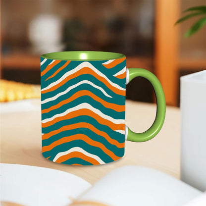 Miami Football Game Day 11oz Double Color Mug For the USA