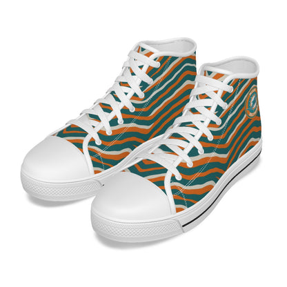 Miami Football Game Day Men's Canvas Shoes