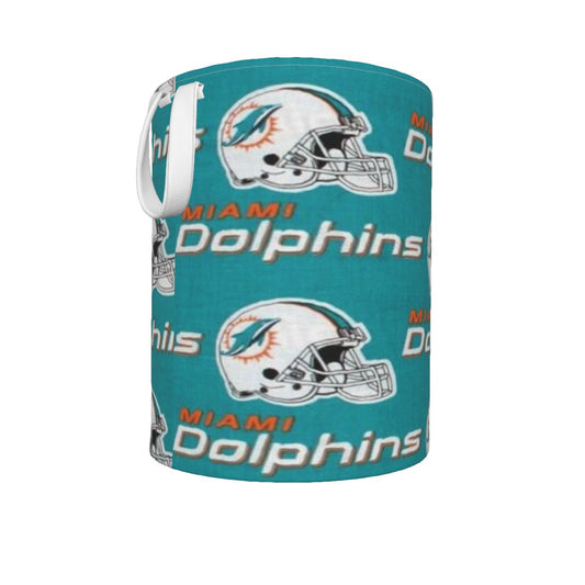 Miami Football Game Day All-Over Print Foldable Laundry Basket