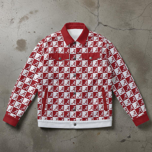 Alabama Crimson Tide Unisex Collared Jacket – College Football Streetwear Fashion