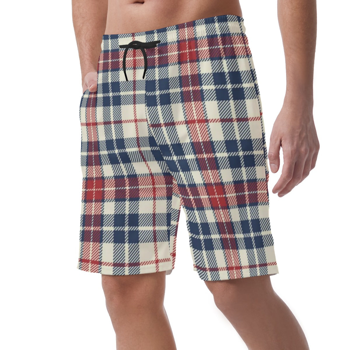 Tartan Plaid  Men's Casual Short Pants
