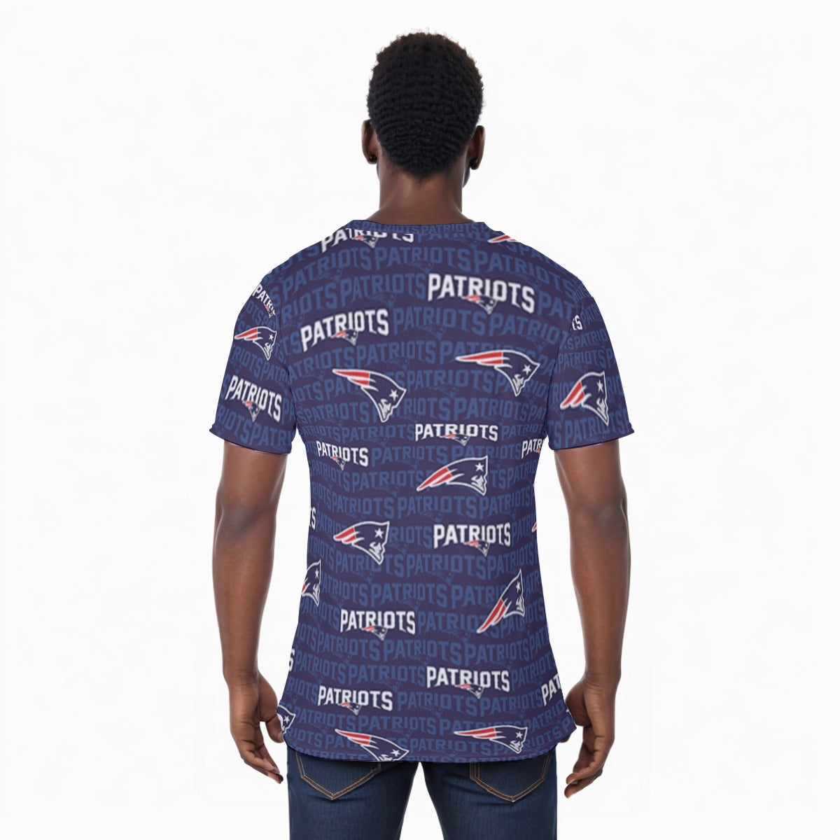 New England Football Game Day All-Over Print Unisex T-Shirt|220GSM KPO03