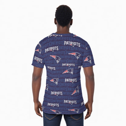 New England Football Game Day All-Over Print Unisex T-Shirt|220GSM KPO03