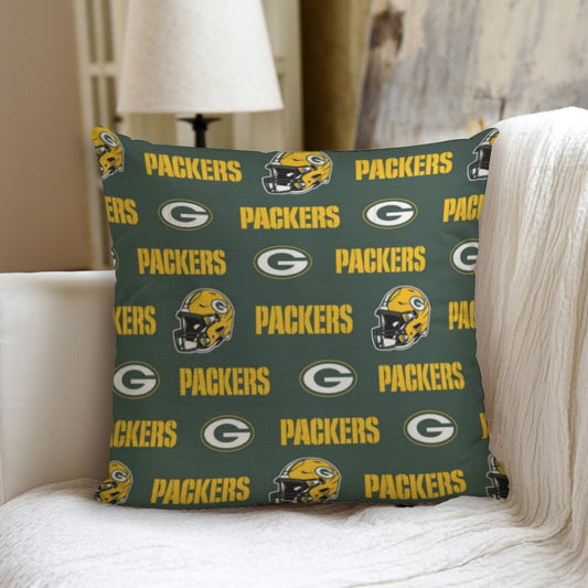 Green Bay Football Game Day All-Over Print couch pillow with pillow Inserts