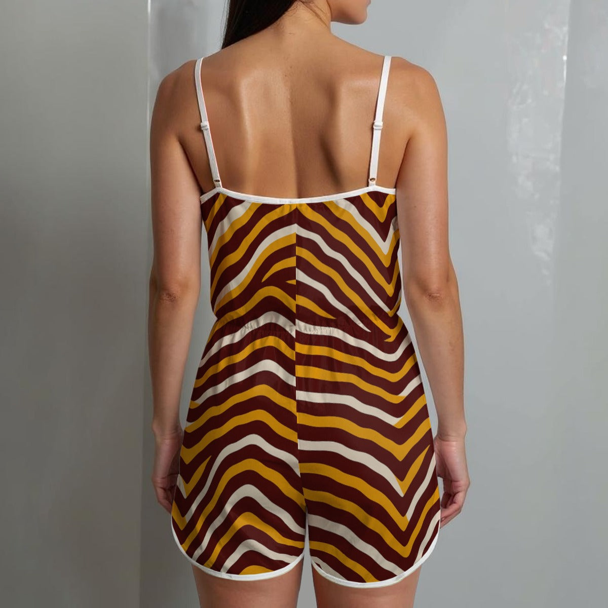 Washington Commanders Women's V-neck Cami Romper