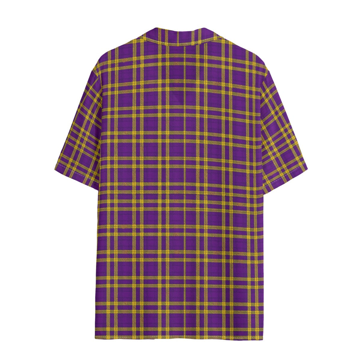 Louisiana Tartan Laid Tigers Lsu Women's Hawaii Shirt | Rayon