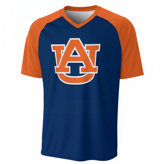 Auburn University - Tigers V-Neck Short Sleeve T-Shirt