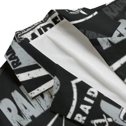 Las Vegas Raiders suit Flat Lapel Collar Blazer