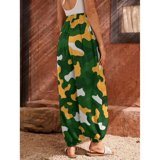 Green Bay Football Game Day All-Over Print Women's Carrot Pants