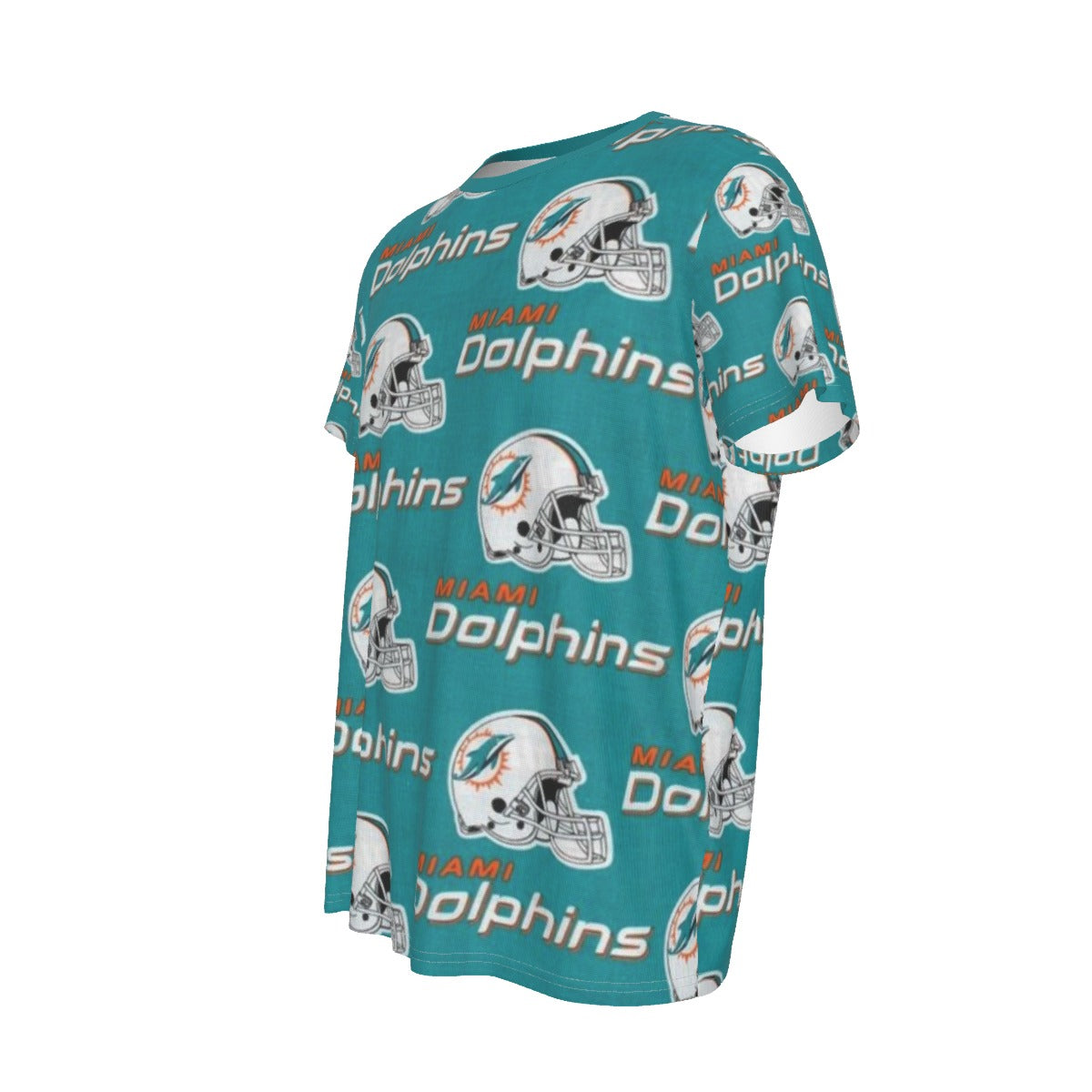 Miami Football Game Day All-Over Print Men's Round Neck Short Sleeve T-Shirt