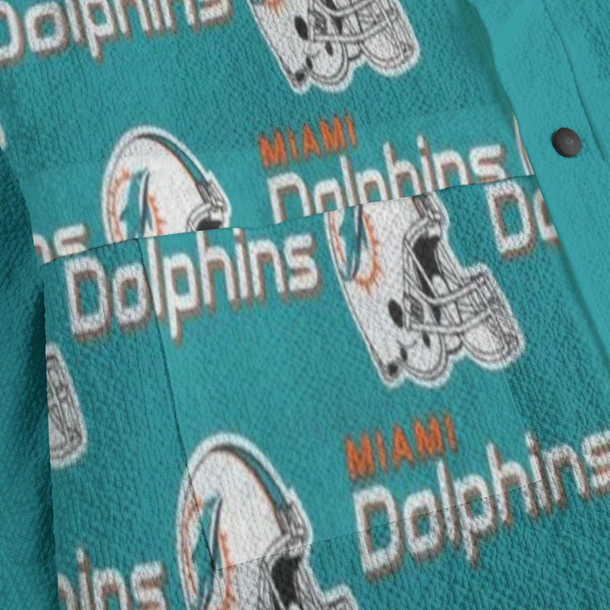 Miami Football Game Day All-Over Print Men's Casual Lapel Jacket