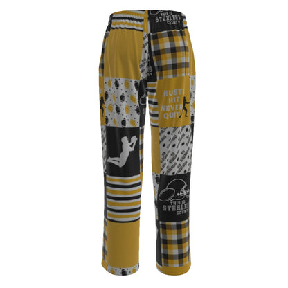 All-Over Print Unisex Wide-Leg Pants|245GSM Cotton