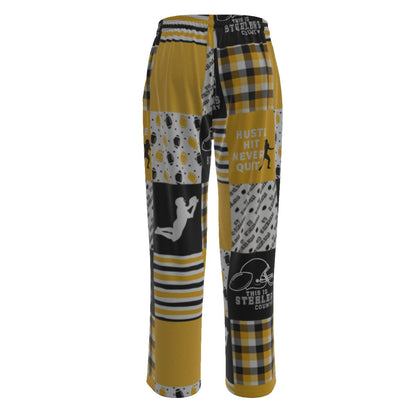 Pittsburgh Steelers Unisex Wide-Leg Pants|245GSM Cotton