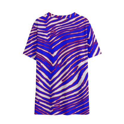 Buffalo Bills Zubaz Women's V-neck T-shirt