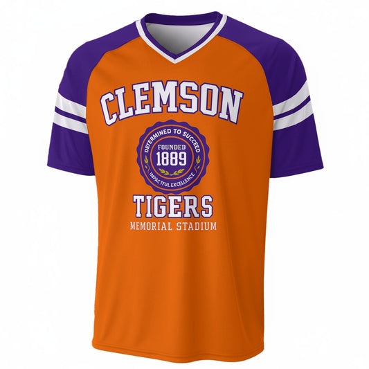 Clemson  - Tigers V-Neck Short Sleeve T-Shirt