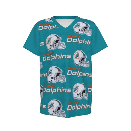 Miami Football Game Day All-Over Print Kid's V-neck T-shirt
