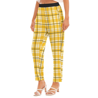All-Over Print Women's Loose Straight-leg Pants