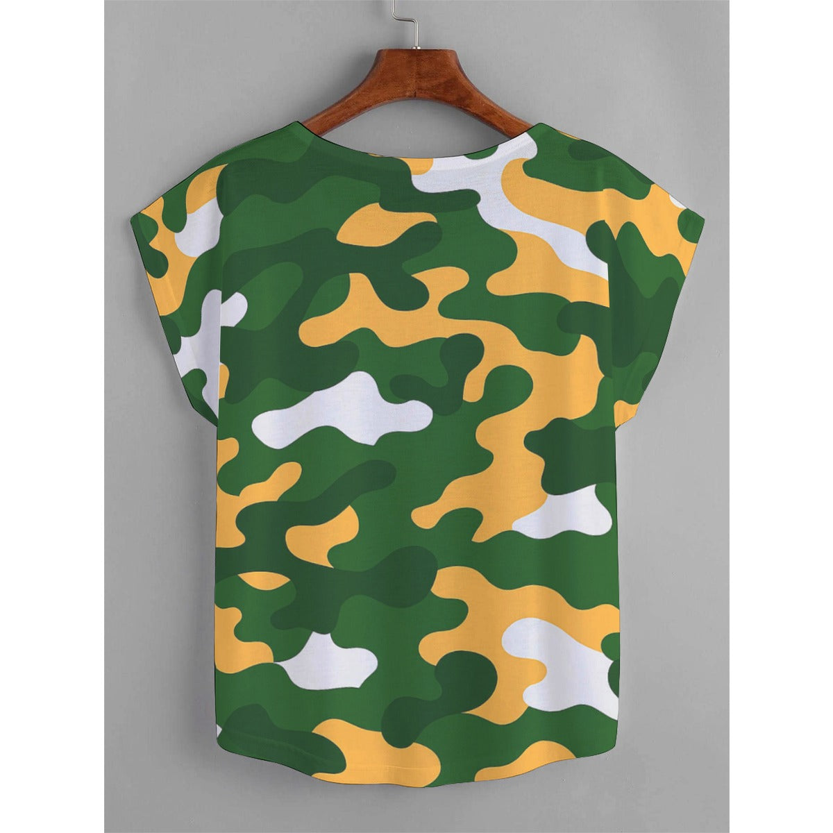 Green Bay Football Game Day All-Over Print Women's Curved Hem T-shirt (Plus Size)