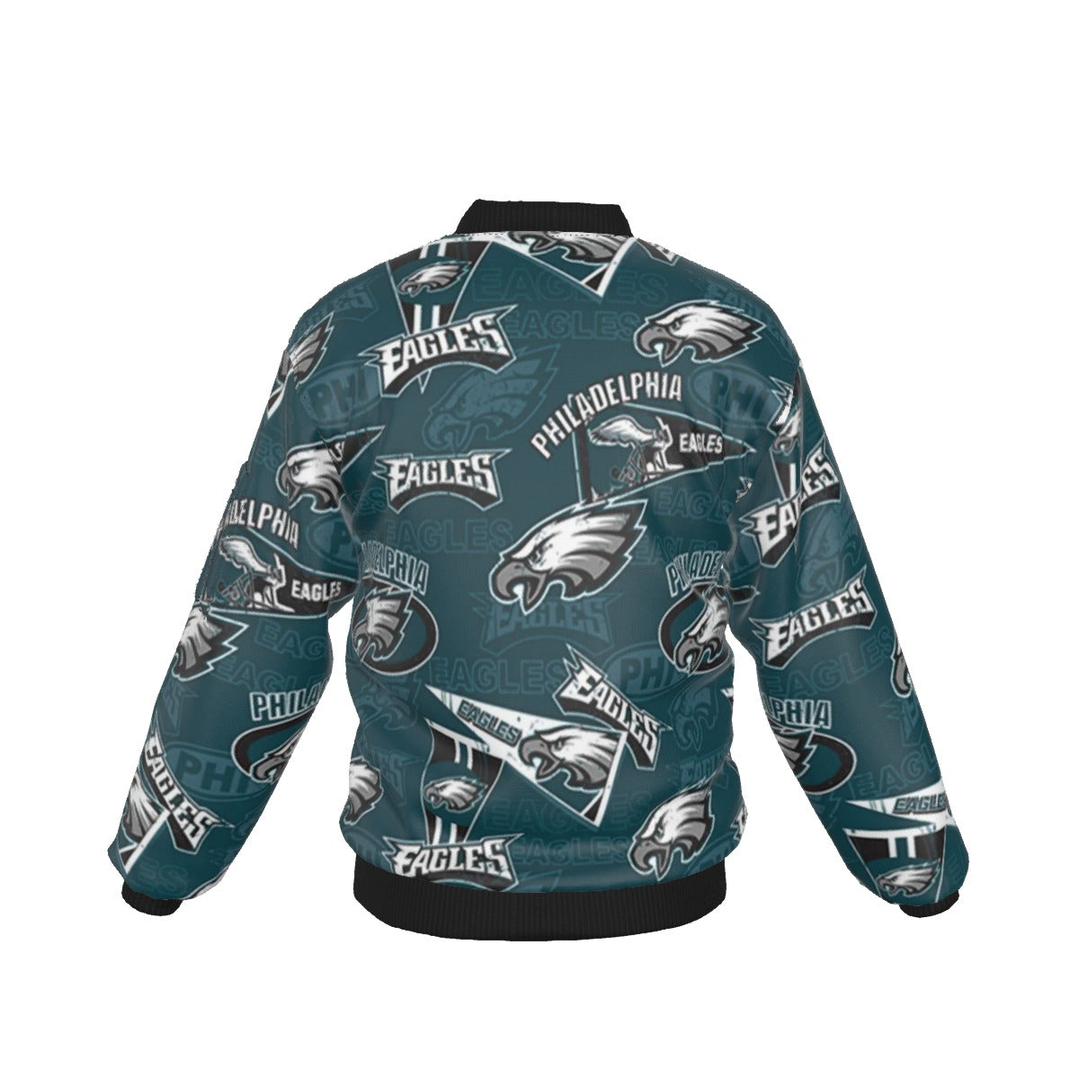 Philadelphia Football Game Day All-Over Print Men's Bomber Jacket With Sleeve Pocket