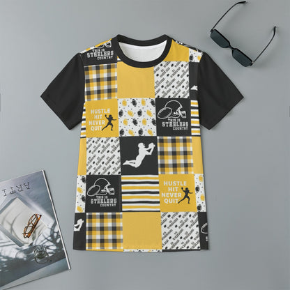 All-Over Print Children's Short-Sleeve T-Shirt | 180GSM Cotton