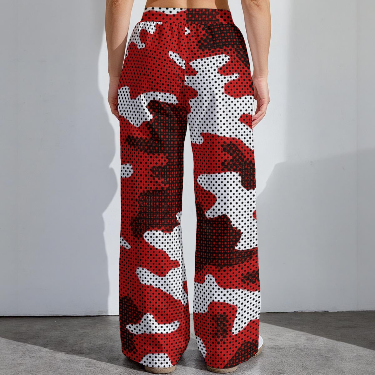 Indiana Bloomington - Hoosiers camo Women's High-Stretch Casual Pants|290GSM