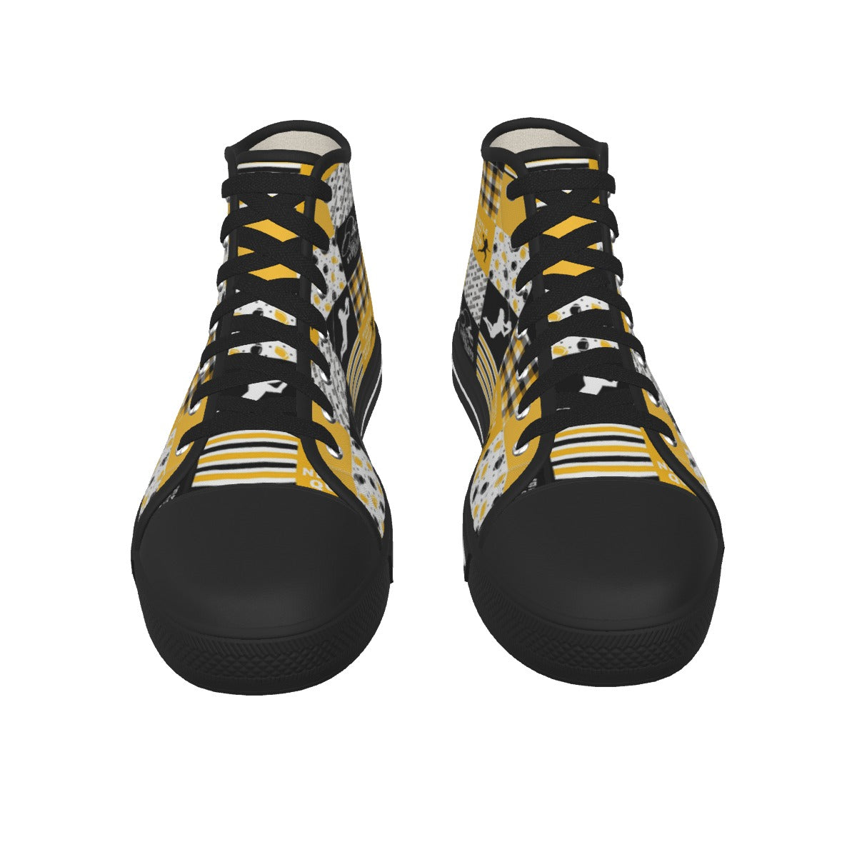 Men's Black Sole Canvas Shoes