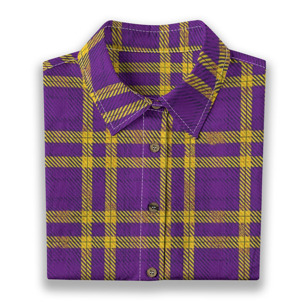 Louisiana Tartan Laid Tigers Lsu Women's Shirt | 125GSM Cotton