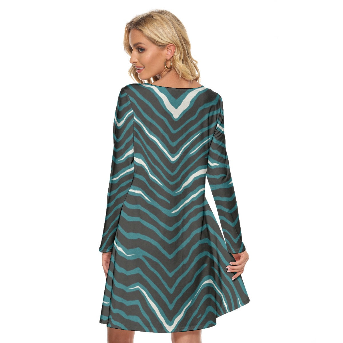 Philadelphia Football Game Day All-Over Print Women's Crew Neck Dress