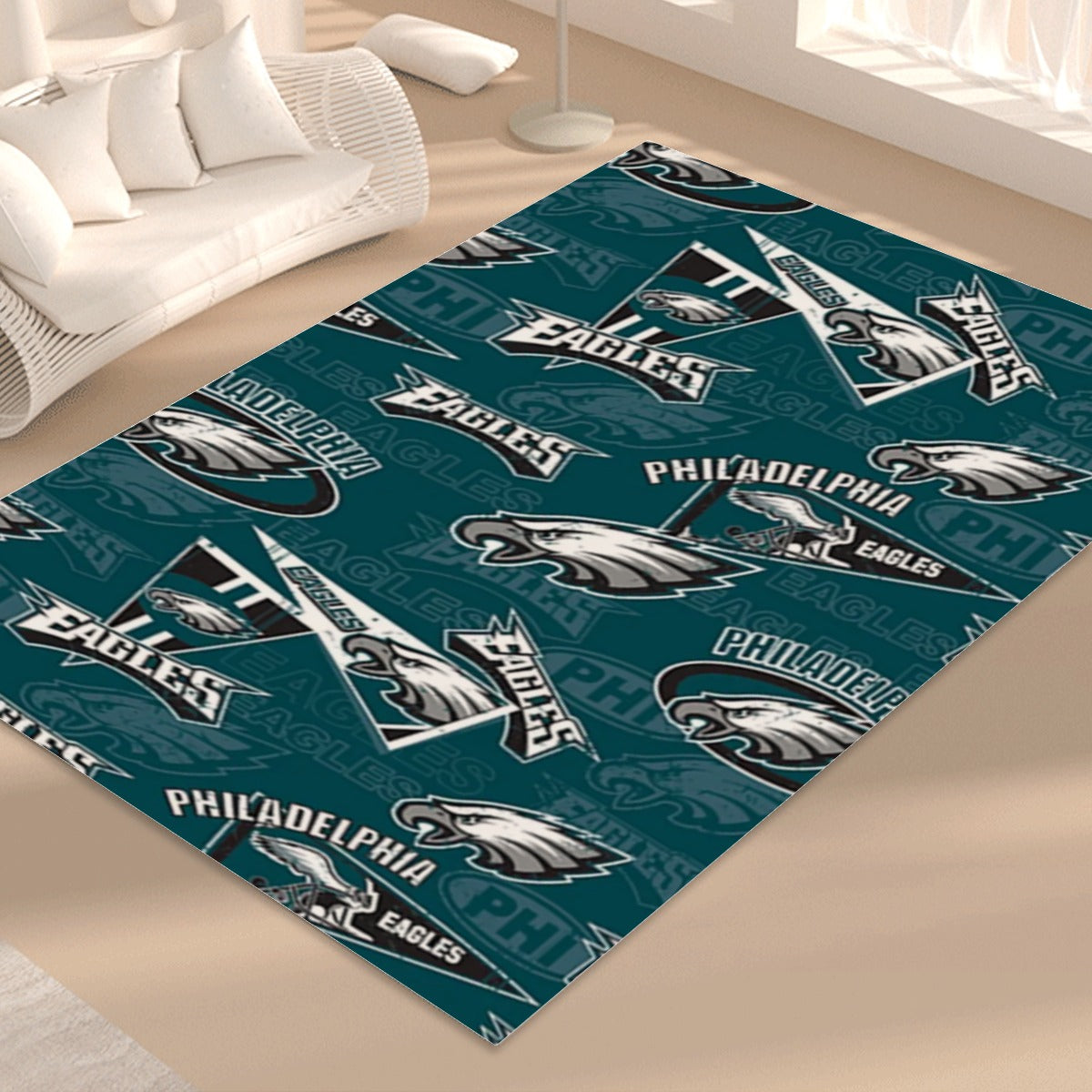 Philadelphia Football Game Day Foldable Rectangular Floor Mat