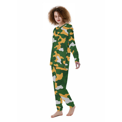 Green Bay Football Game Day All-Over Print Women's Pajamas