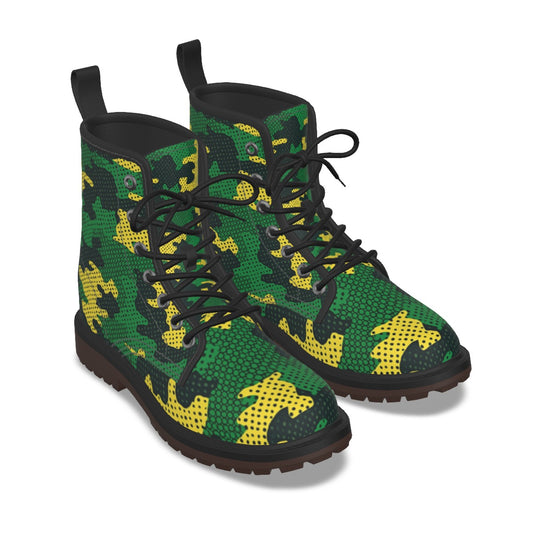 Urban Legend Oregon Ducks Green Yellow White Camo Martin Short Boots