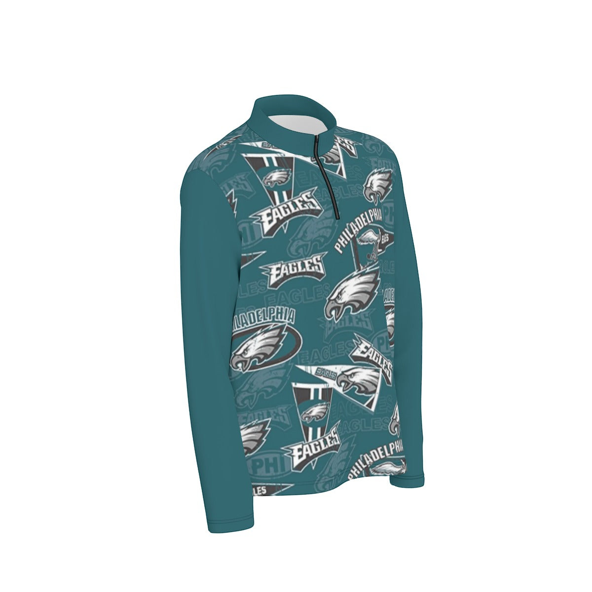 Philadelphia Football Game Day All-Over Print Men's Half Zip Pullover