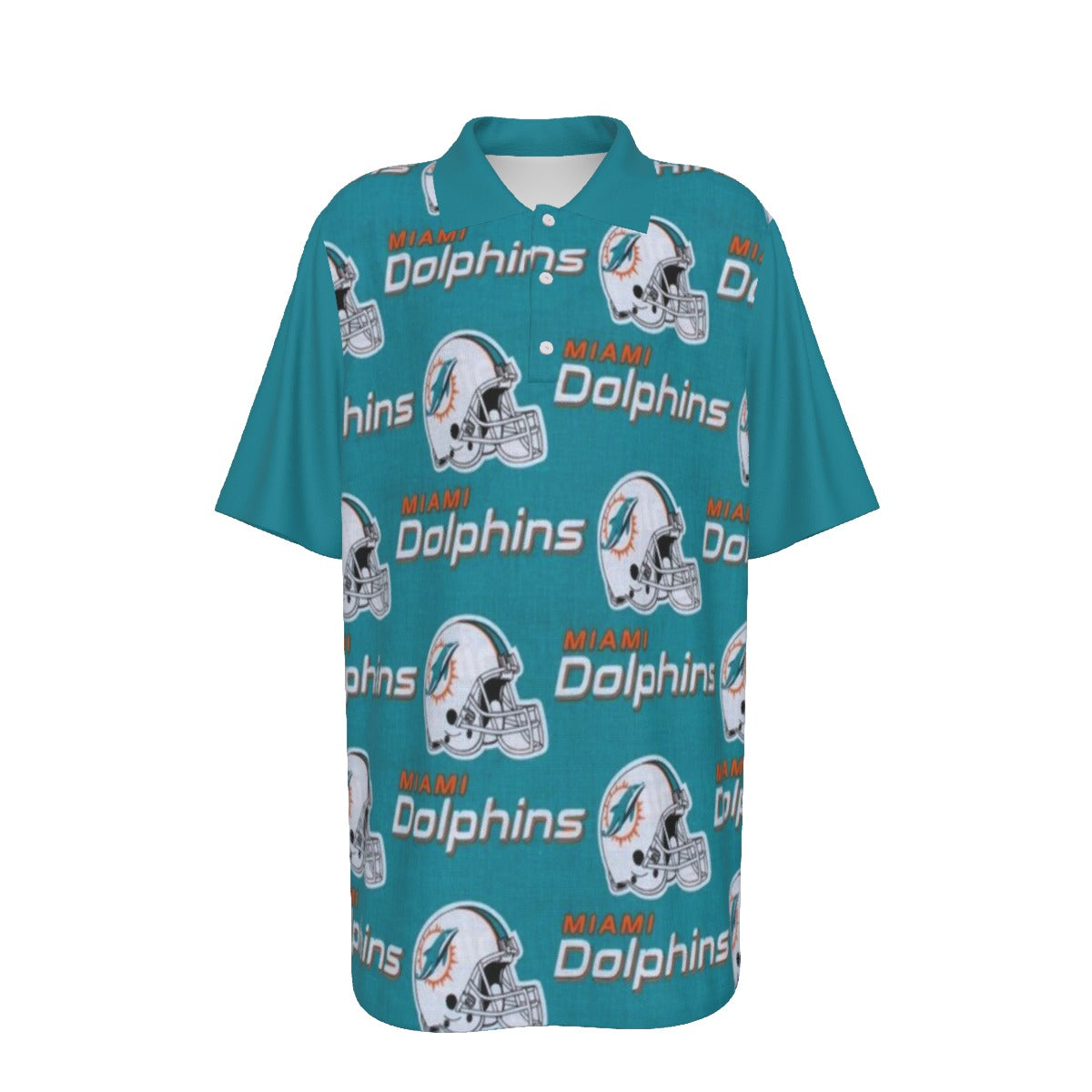 Miami Football Game Day All-Over Print Teenage UV Protection POLO Shirt