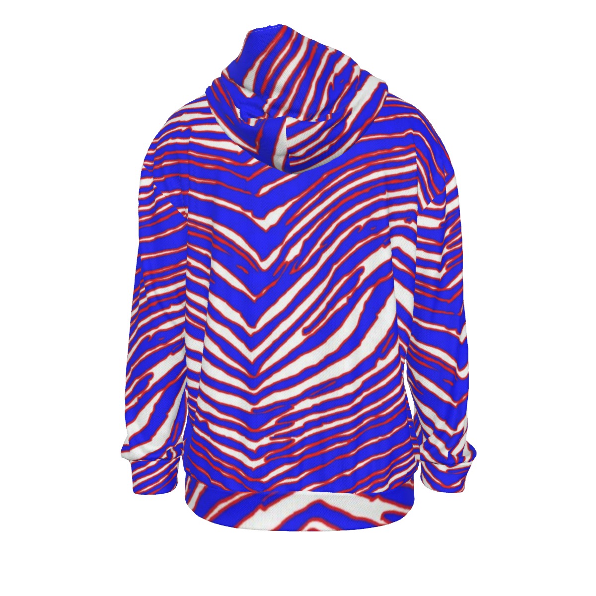 Buffalo Bills Zubaz Men's Drop Shoulder Patch Pocket Hoodie