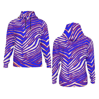 Buffalo Bills Zubaz Men's Thicken Pullover Hoodie With Inner Hood
