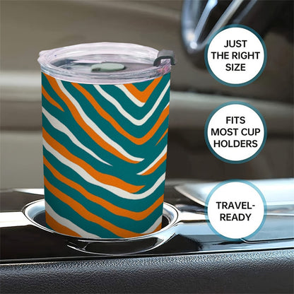 Miami Football Game Day Custom 20OZ Tumbler With Sliding Lid For The USA