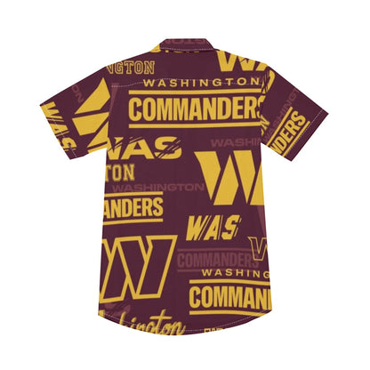 Washington Commanders Men's Deep V-neck Short Sleeve T-shirt