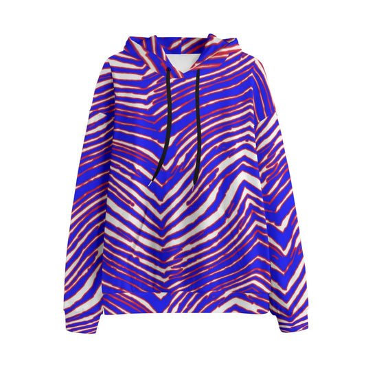 Buffalo Bills Zubaz Unisex Plus Fleece Pullover Hoodie