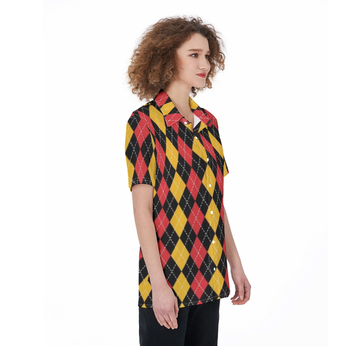 Louisville Tardinals Tartan Plaid  Women's Shirt
