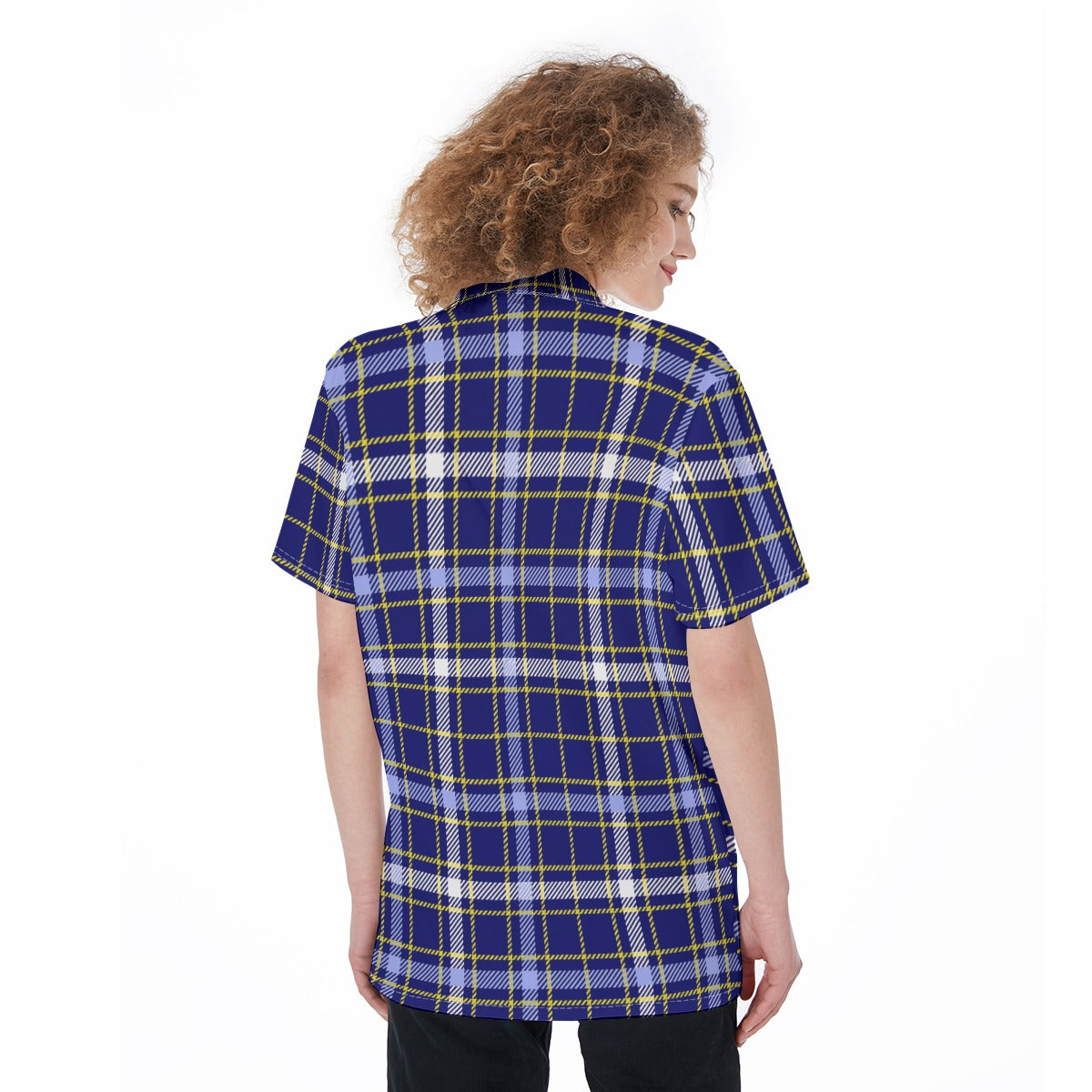 Michigan Tartan Plaid Wolverines Women's Shirt