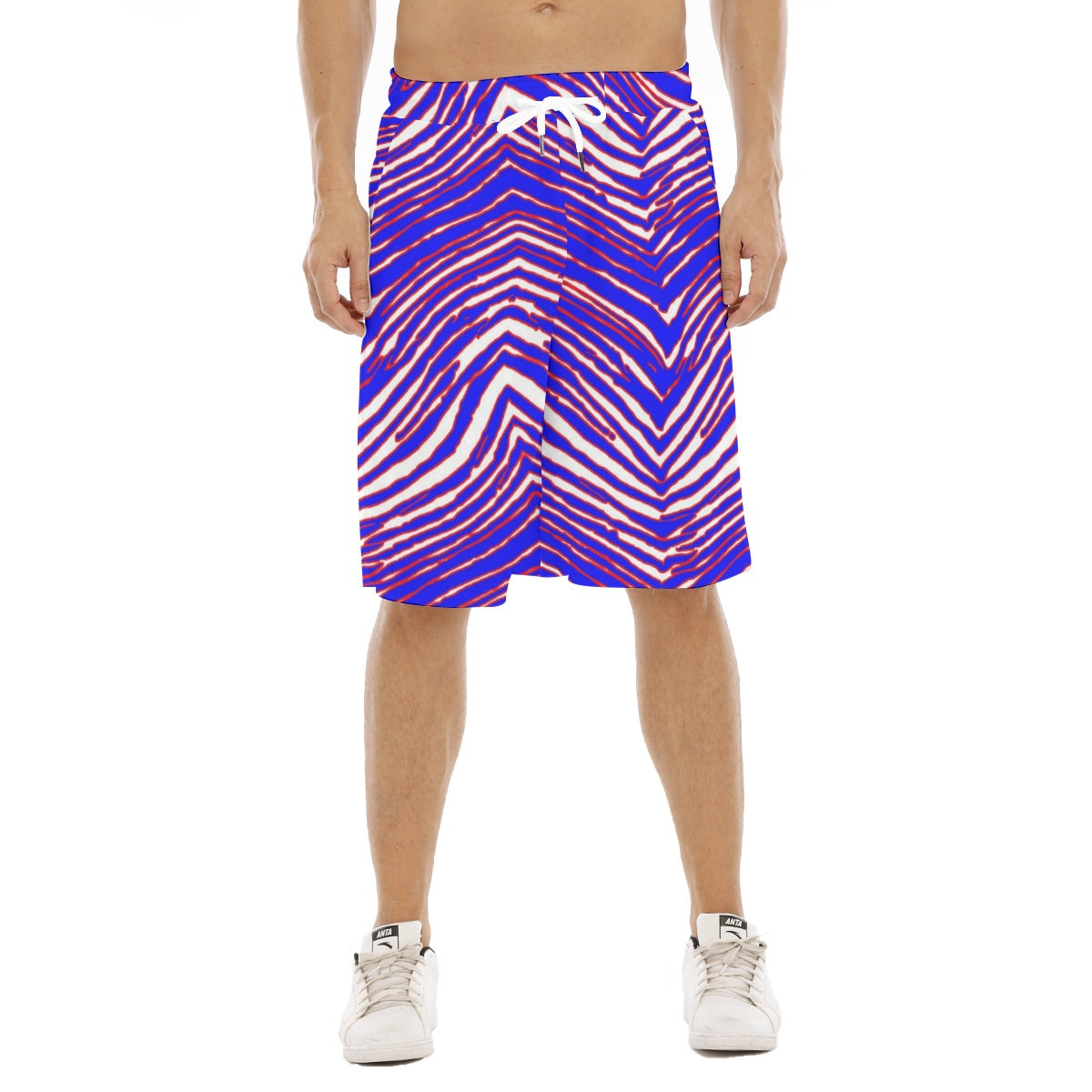 Buffalo Bills Zubaz Men's Tether Loose Shorts With Pocket