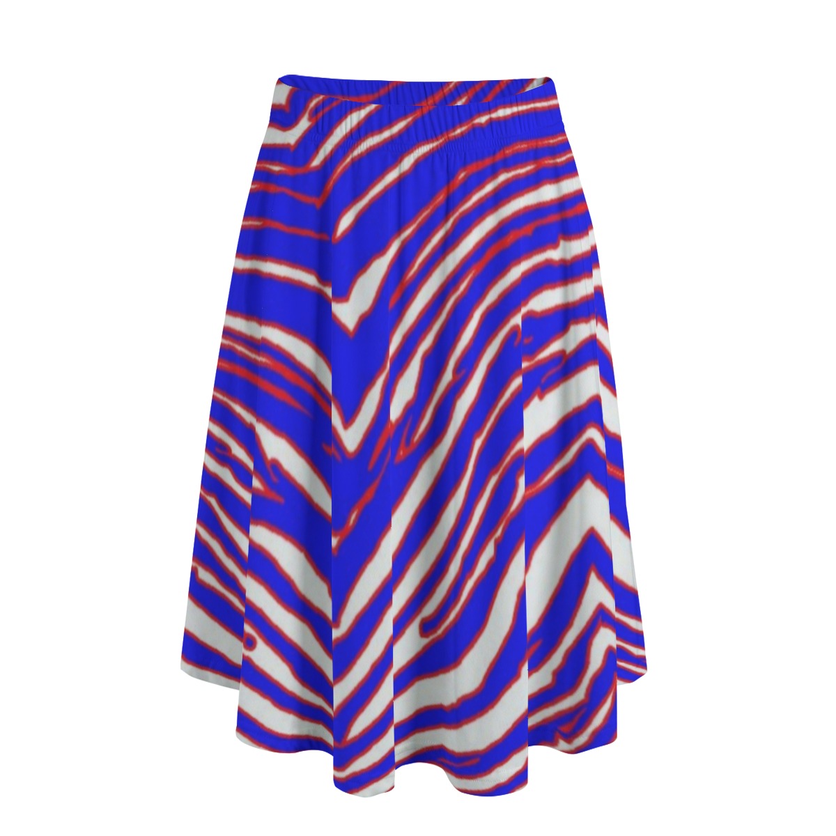 Buffalo Bills Zubaz Women's Long Maxi Skirt With Pockets