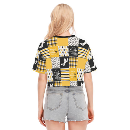 All-Over Print Women's Cropped T-shirt | 190GSM Cotton