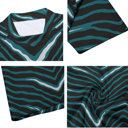 Philadelphia Football Game Day All-Over Print Men's Tight Surf Clothing With Half Sleeves