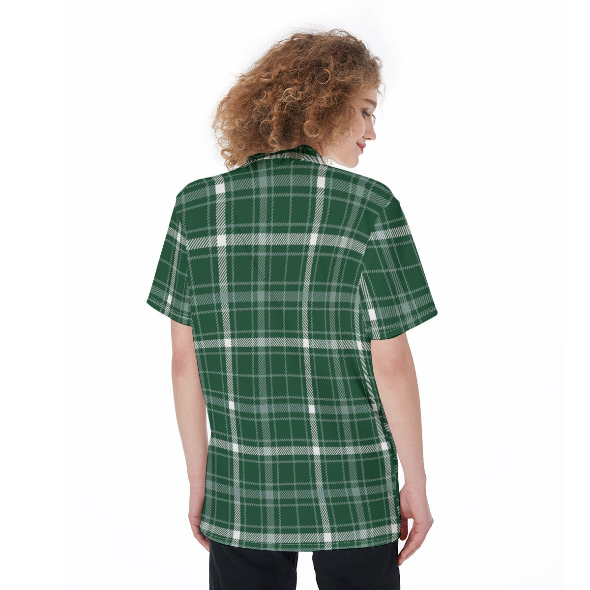 Michigan State Tartan Plaid Spartans Women's Shirt
